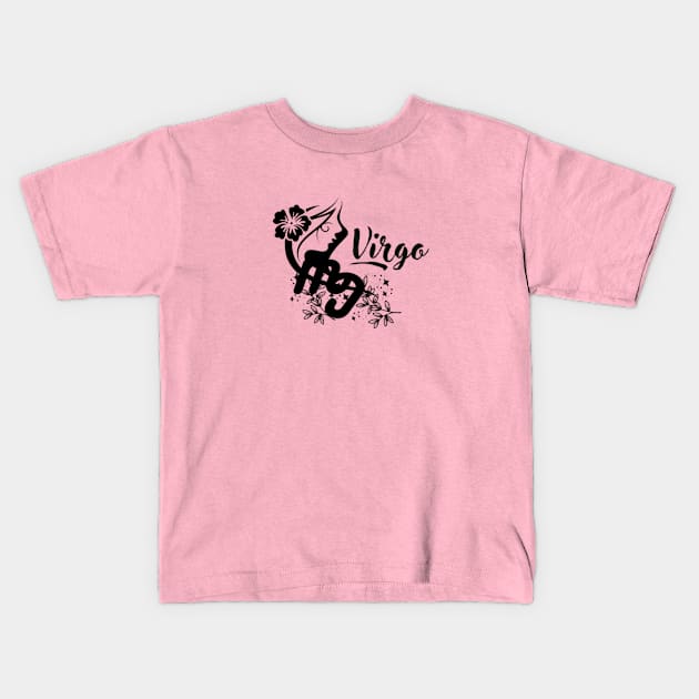 Virgo zodiac Kids T-Shirt by Lindesign77 